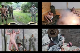 TROOP CANDY - Men In Uniform Engaging In Hardcore Gay Sex As A Form Of Discipline