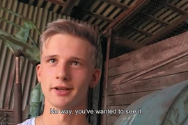Blond Twink Gets Paid From A Random Stranger To Have Sex With Him - CZECH HUNTER 554