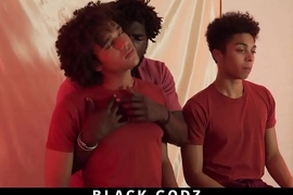BlackGodz - Derek Cline Gets Barebacked By A Black God