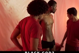 BlackGodz - Fit BBC Stud Gets Worshipped By Two Boys