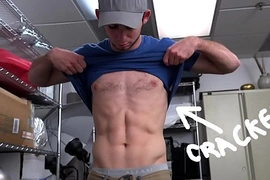 FUCK YOU CRACKER - New Hiree Toby Showing Off His Abs, Gets Big Black Dick In His Ass