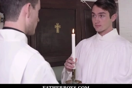 Twink Catholic Altar Boy Mason Anderson Fucked By Father Fiore During Training