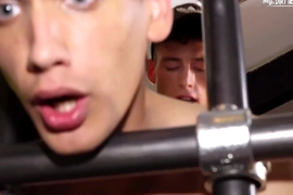 TWINK MONSTER COCK uses his Czech slave as his boy toy ruining his HOLE